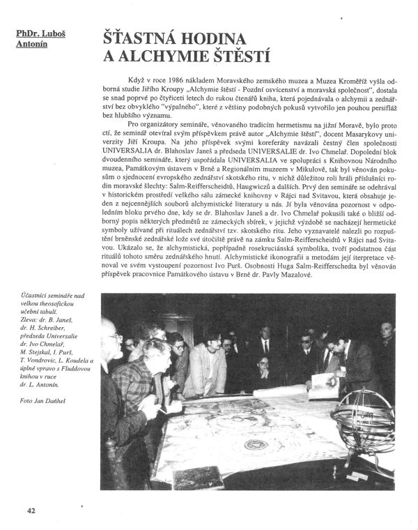 Článek L. Antonína - ŠH I, Logos č.2 , 1994