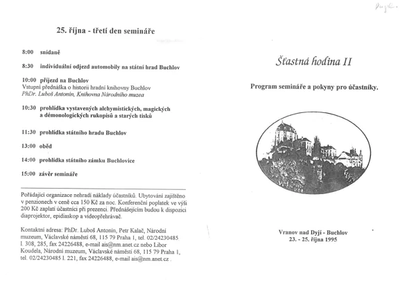 Program ŠH II, 1995